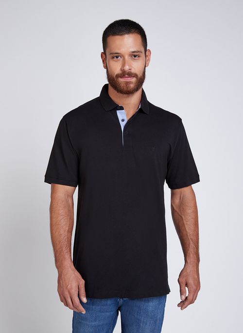 Polo Pima Básica Essencial Comfort Fit Masculina Individual