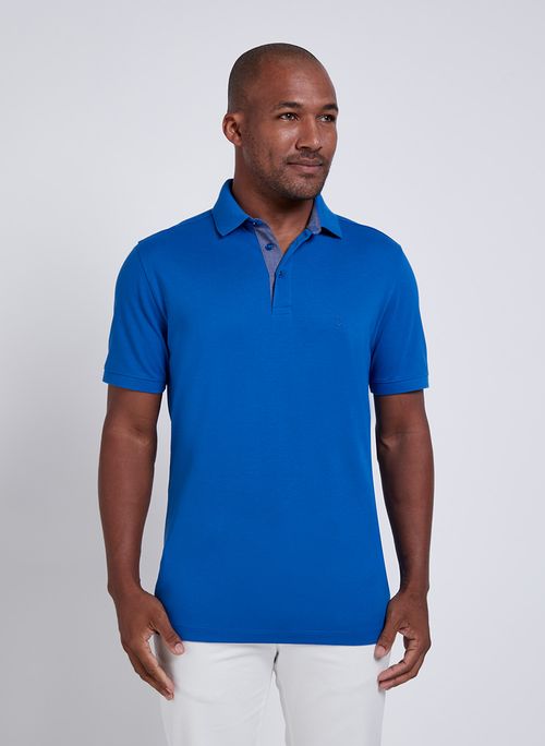 Polo Pima Básica Essencial Comfort Fit Masculina Individual