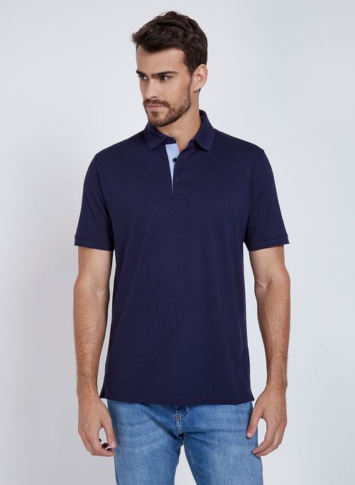 Polo Pima Básica Essencial Comfort Fit Masculina Individual