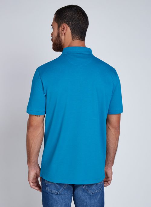 Polo Pima Básica Essencial Comfort Fit Masculina Individual