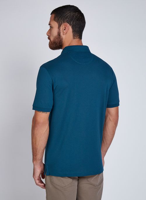 Polo Pima Básica Essencial Comfort Fit Masculina Individual