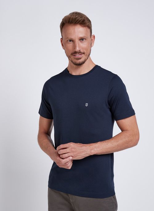 Camiseta Pima Básica Essencial Slim Fit Masculina Individual