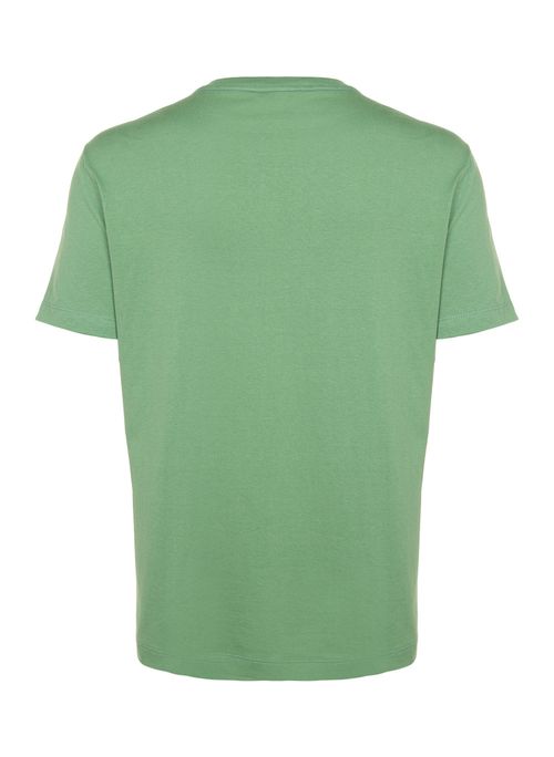 Camiseta Lettering Duplo Masculina Verde Individual