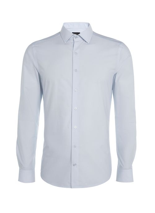 Camisa Slim Algodão Masculina Individual