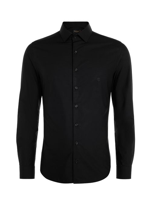 Camisa Slim Algodão Masculina Individual