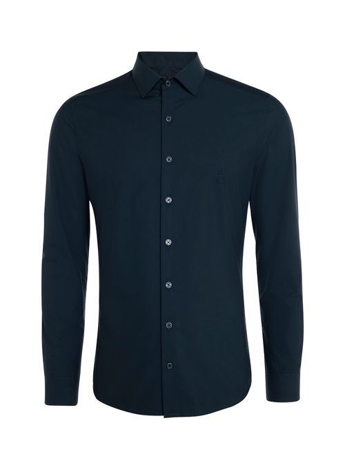 Camisa Slim Algodão Strech Masculina Individual