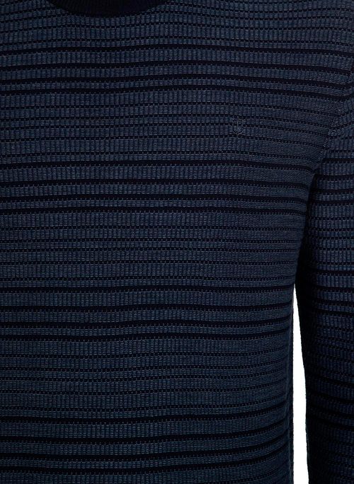 Tricot Jacquard Listrado Masculino Individual