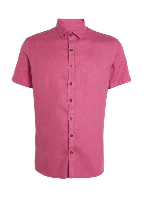 Camisa Slim Linho Masculina Individual