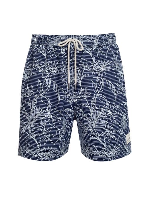 Bermuda Boxer com Estampa Floral Masculina Individual