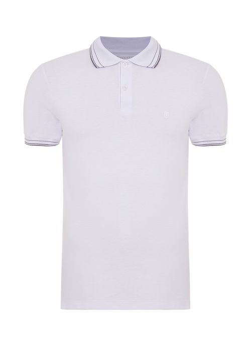 Polo Slim Básica Friso Masculina Individual