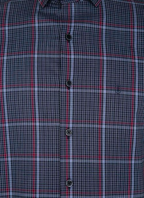 Camisa Slim Xadrez Masculina Individual