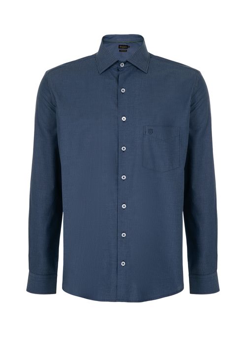 Camisa Comfort Listrada Masculina Individual