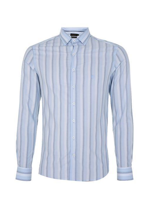 Camisa Concept Listrado Masculina Individual