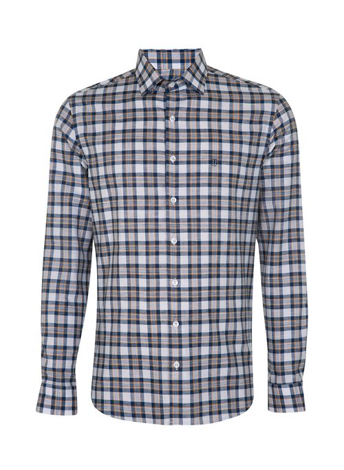 Camisa Slim Xadrez Masculina Individual