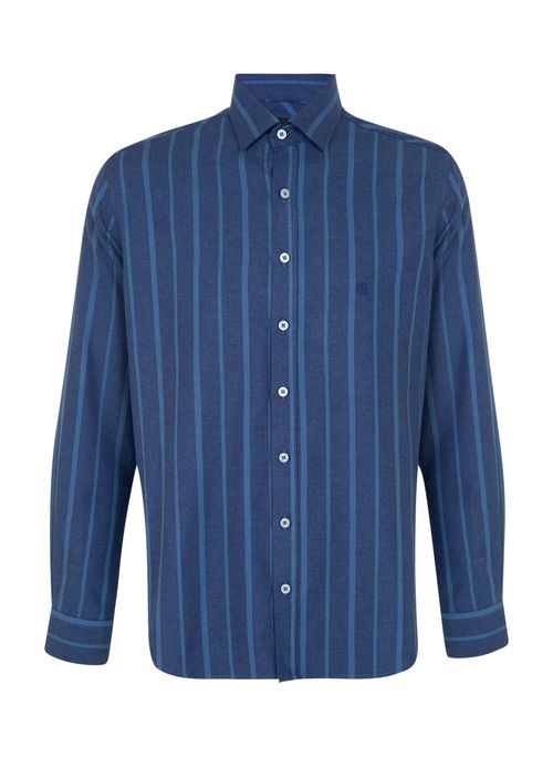 Camisa Comfort Listrada Masculina Individual