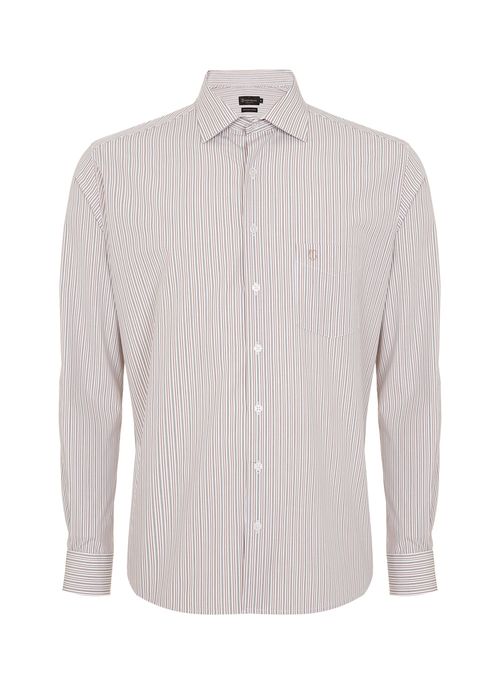 Camisa Comfort Listrada Masculina Individual