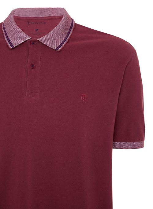 Polo Slim Masculina Individual,