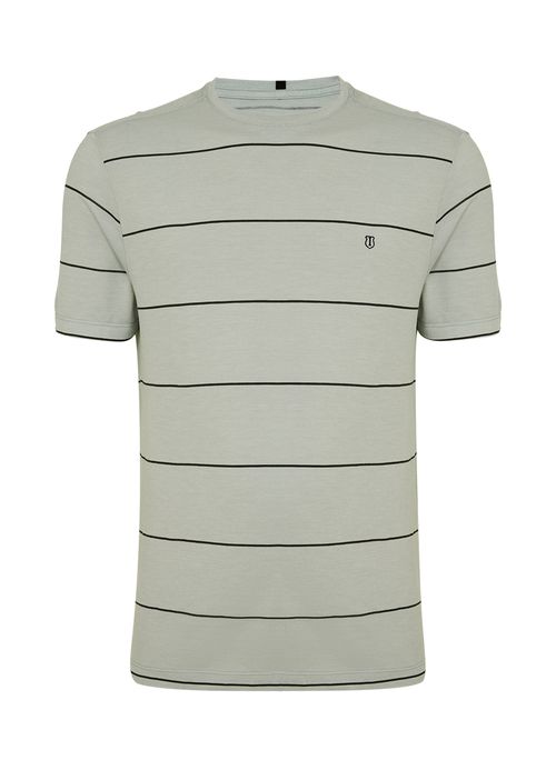 Camiseta Comfort Listrada Masculina Individual