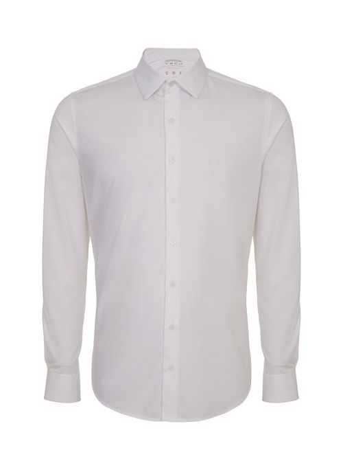 Camisa Slim Maquinetada Masculina Individual