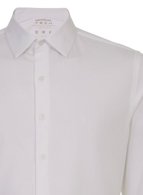 Camisa Slim Maquinetada Masculina Individual