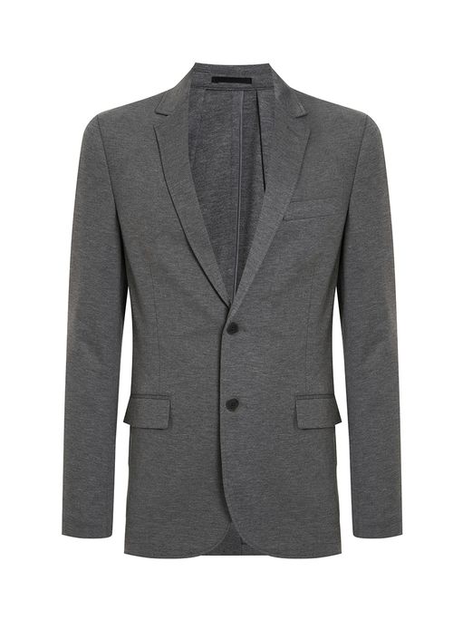 Blazer Regular de Malha Masculino Individual