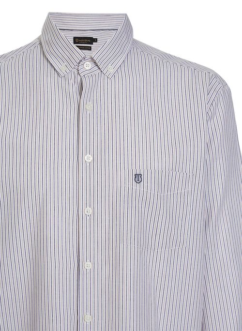 Camisa Comfort Listrado Masculina Individual