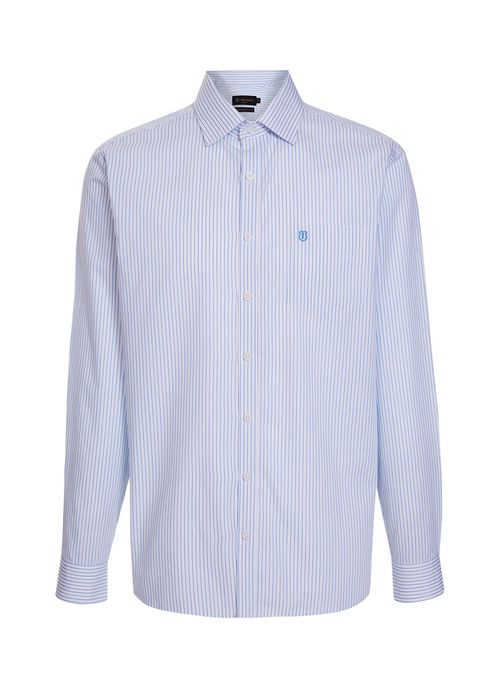 Camisa Slim Listrado Masculina Individual