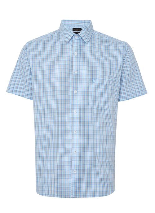 Camisa Comfort Mix Azul Masculina Individual