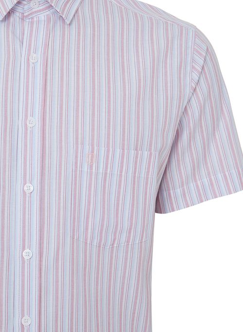 Camisa Comfort Mix Rosa Masculina Individual