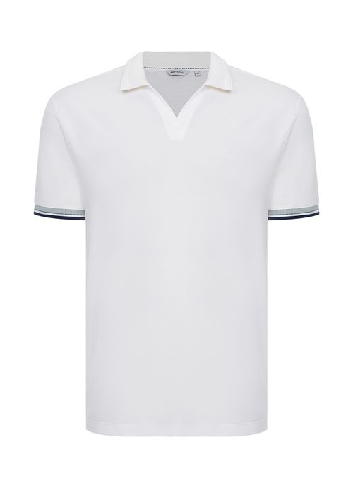 Polo Slim Piquet Masculina Individual