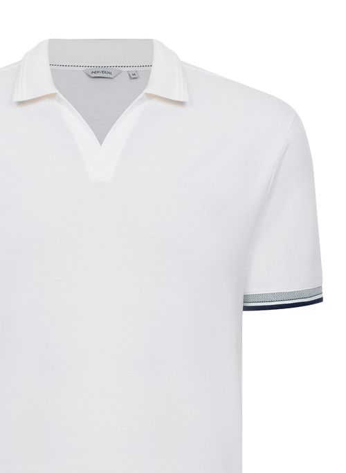 Polo Slim Piquet Masculina Individual