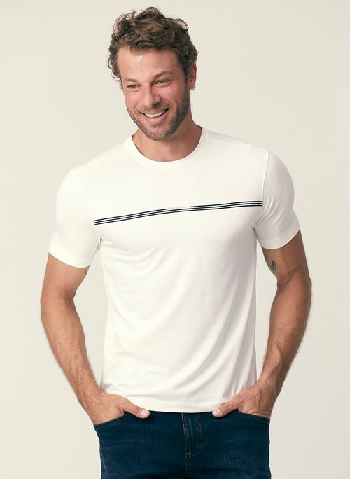 Camiseta Slim Modal Masculina Individual