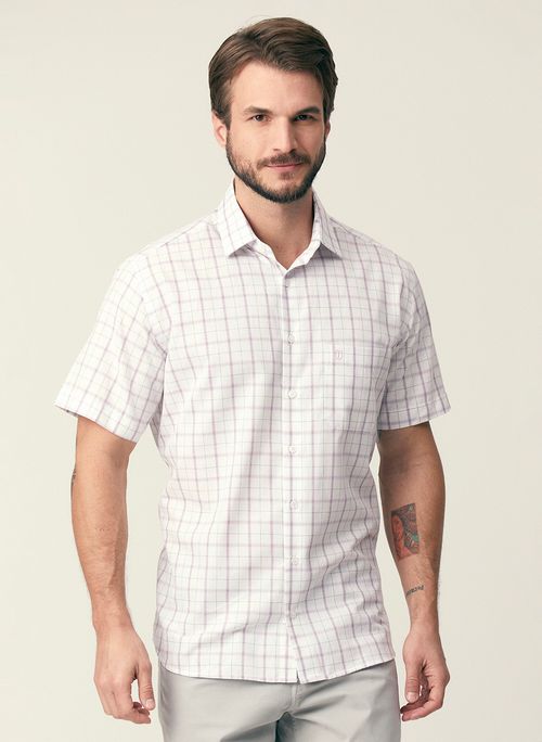 CAMISA MC COMFORT MIX LILAS