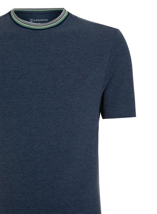 Camiseta Malha Retilínea Masculina Individual