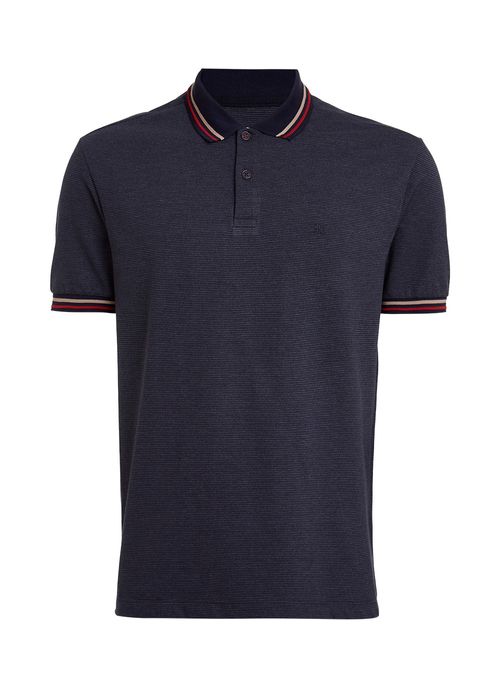 Polo Comfort Fio Tinto Masculina Individual