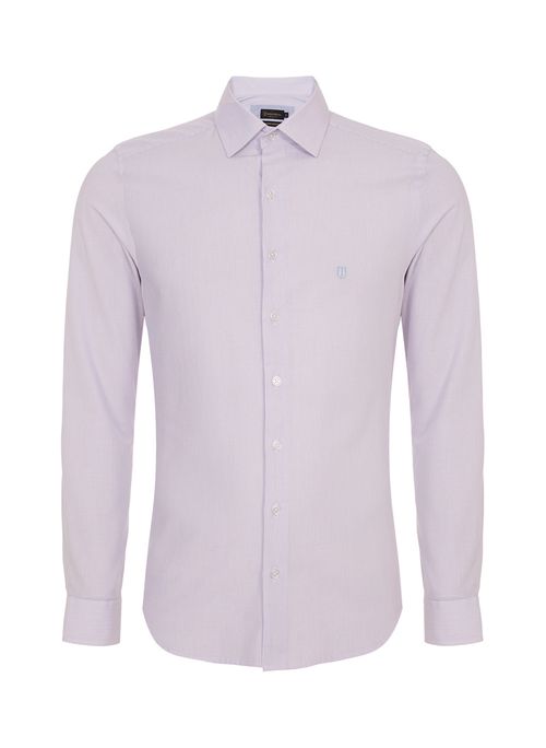 Camisa Slim Listrada Masculina Individual