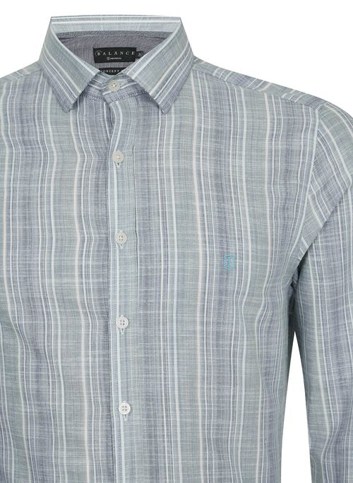 Camisa Concept Listrada Masculina Individual