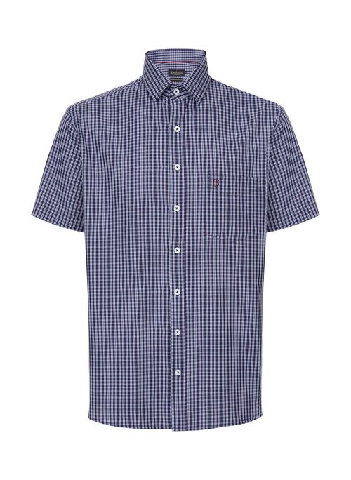 Camisa Comfort Mix Azul Masculina Individual