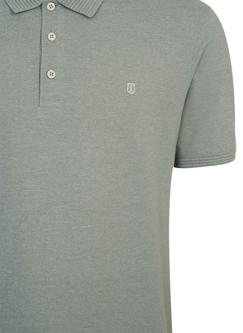 Polo Slim Mouline Masculina Individual