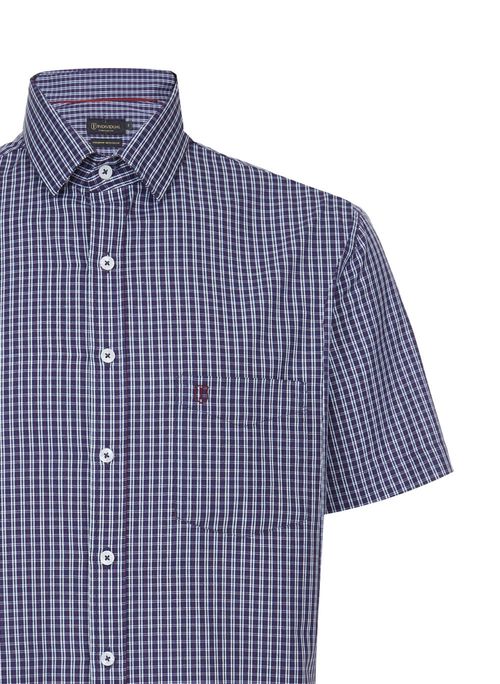 Camisa Comfort Mix Azul Masculina Individual