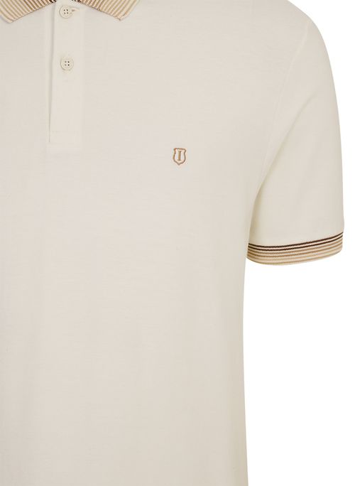 Polo Comfort Fit Listra Degradê Masculina Individual