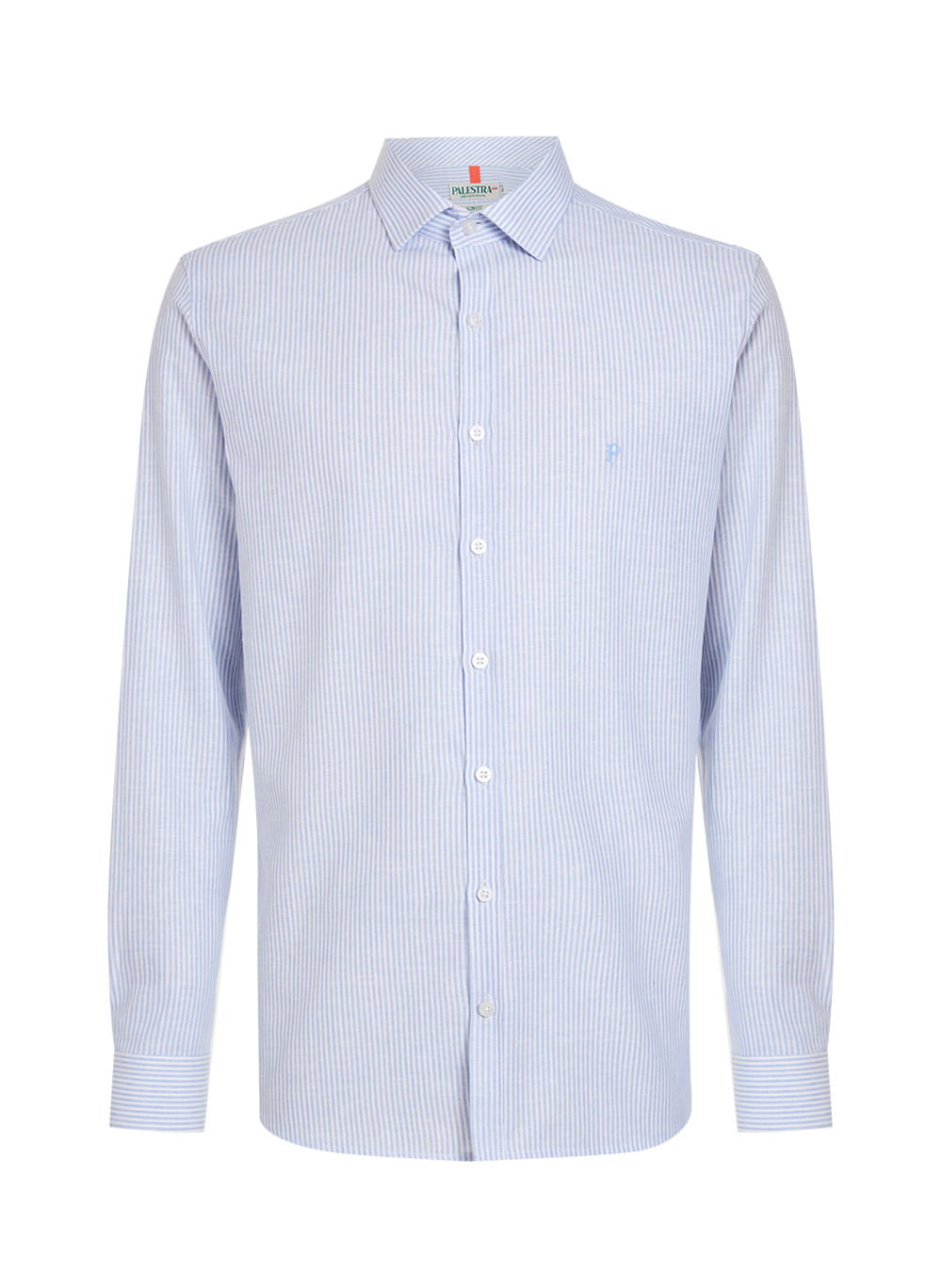 Camisa Slim Fit Palestra 1914 Listrada Masculina Individual
