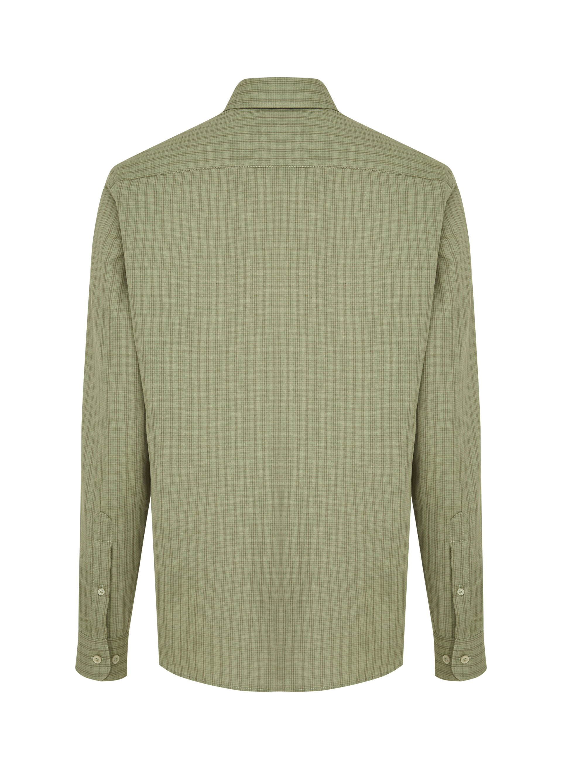 Camisa Slim Fit Xadrez Masculina Individual